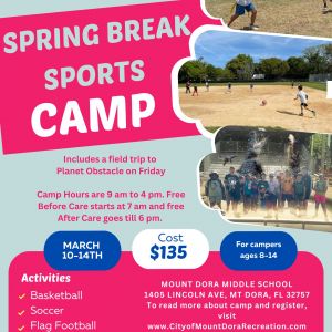 City of Mount Dora Sports Camp