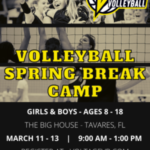 Voltage Volleyball Spring Break Camp