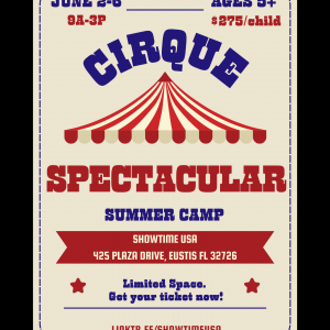 Cirque Spectacular Summer Camp at Showtime USA