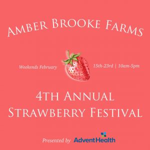 02/15-02/23 Strawberry Festival at Amber Brooke Farms