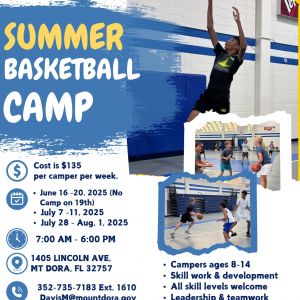 City of Mount Dora Basketball Camp