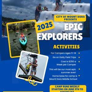 City of Mount Dora Epic Explorers Camp