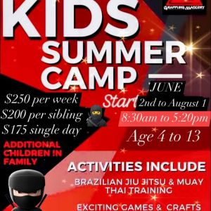 Grappling Mastery Kids Summer Camp