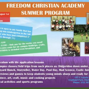 Freedom Christian Academy Summer Camp