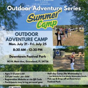 City of Groveland's Outdoor Adventure Summer Camp