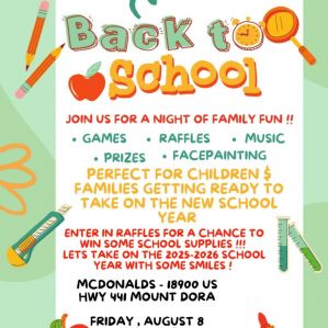 08/08 Back to School Event at McDonalds Mount Dora