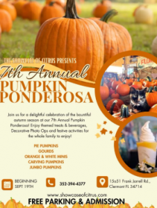 09/20-11/03 Pumpkin Ponderosa at Showcase of Citrus